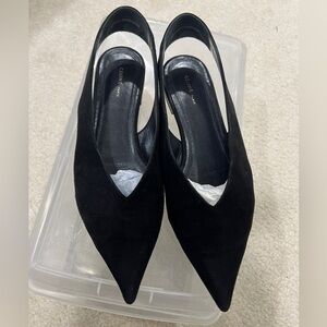 Celine Black Pointed Toe Heels